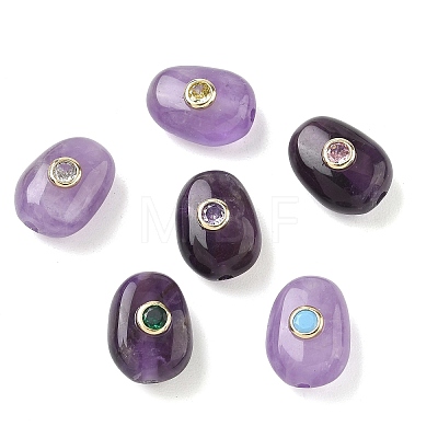 Natural Amethyst Beads GG-CBA4B5A-01G-F-1