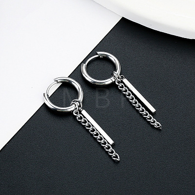 304 Stainless Steel Hoop Earrings FS-WG93B8B-12-1