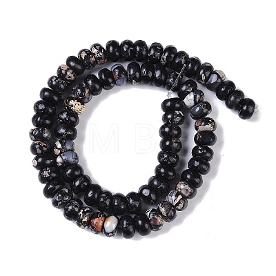Dyed Synthetic Imperial Jasper Beads Strands G-P529-E01-A07-1