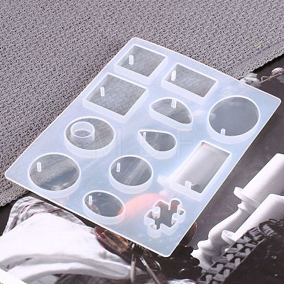 DIY Pendant Silicone Molds X-AJEW-P041-02-1