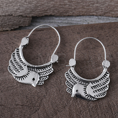 Bird Zinc Alloy Hoop Earrings FS-WG5FA0D-01-1