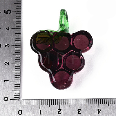 Handmade Lampwork Pendants LAMP-N034-09-1