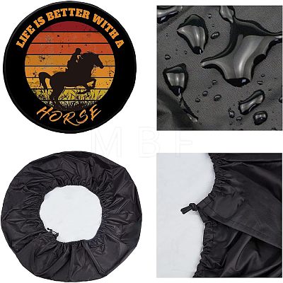 Polyester Tyre Cover AJEW-WH0225-026-1