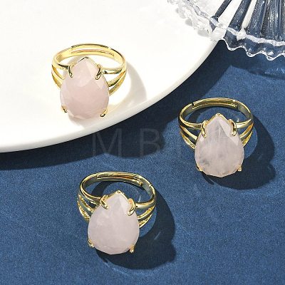 Brass Cuff Open Rings RJEW-D347-04G-13-1