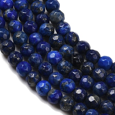 Natural Lapis Lazuli Beads Strands G-G059-4mm-1