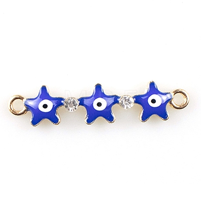 Alloy Enamel Connector Charms X1-FIND-TAC0016-26C-1