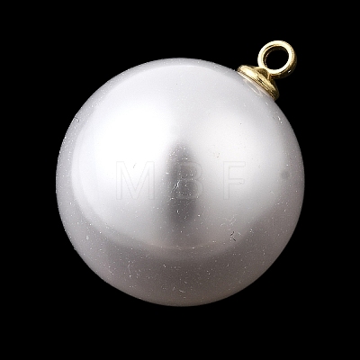 ABS Plastic Imitation Pearl Pendants FIND-H052-01K-02G-1