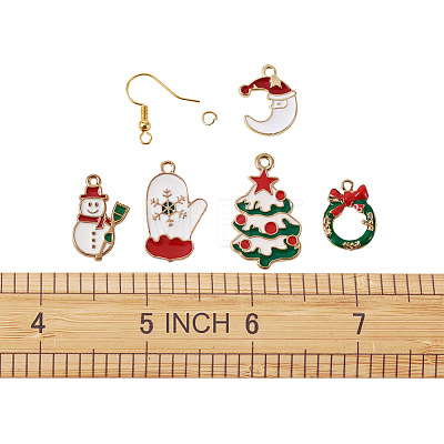 DIY Christmas Earring Making Kits DIY-TA0002-86-1