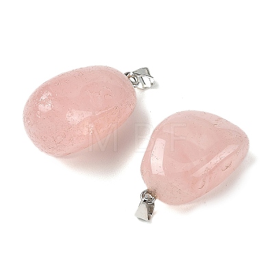 Natural & Synthetic Mixed Stone Tumbled Stone Pendants GG-K002-06-1