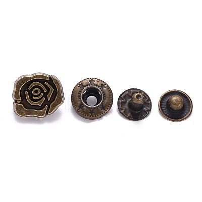 Brass Snap Buttons X-SNAP-S012-007-RS-1