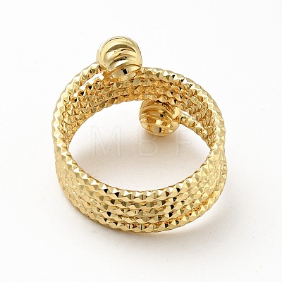 Brass Ball Multi Layer Wrap Ring for Men Women RJEW-E046-15G-1