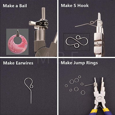 DIY Wire Wrapped Jewelry Making Kits PT-BC0001-51C-1