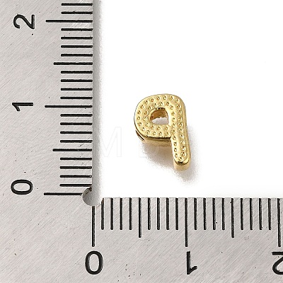 Rack Plating Brass Micro Pave Clear Cubic Zirconia Beads KK-G500-30G-P-1
