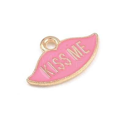 Valentine's Day Alloy Enamel Pendants ENAM-I084-01KCG-20-1