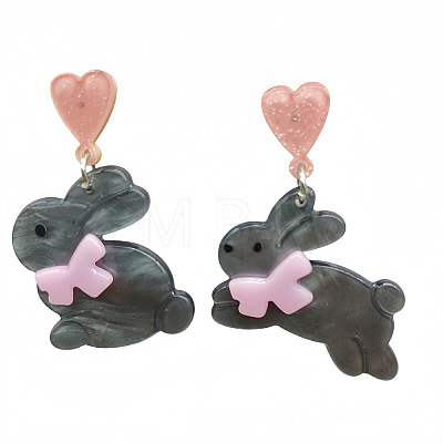 Easter Acrylic Dangle Stud Earrings FS-WG53F52-03-1