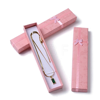 Cardboard Paper Necklace Boxes CON-G021-01B-02-1