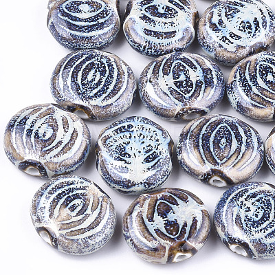 Handmade Porcelain Beads PORC-S498-45G-1