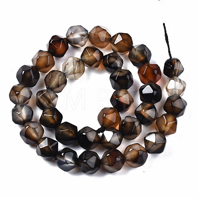 Natural Agate Beads Strands G-N326-94-1