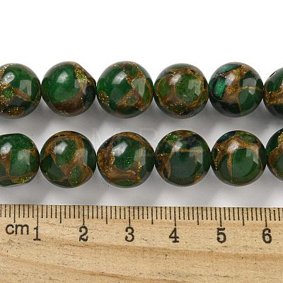 Synthetic Gold Clinquant Stone Beads Strands G-P549-A01-03D-1