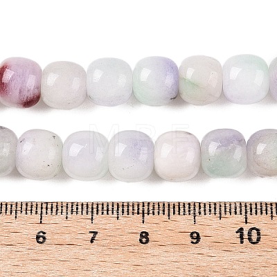 Dyed Natural White Jade Beads Strands G-T138-D16-1