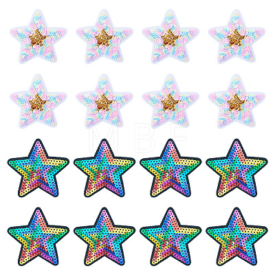 24Pcs 2 Colors Polyester Heat Transfer Vinyl Sheets PATC-TA0001-16-1