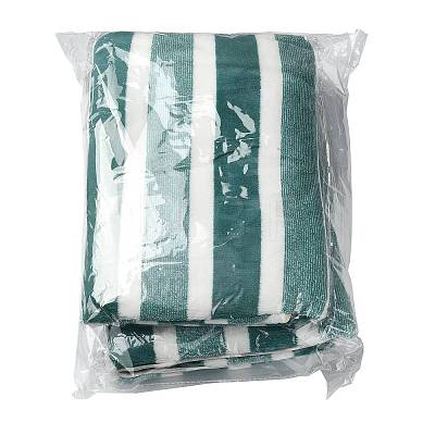 Polyester Stripe Towel AJEW-FZC0001-007F-1