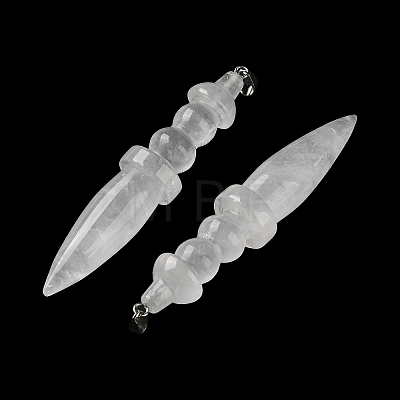 Natural Quartz Crystal Big Pendants G-H338-03P-01-1