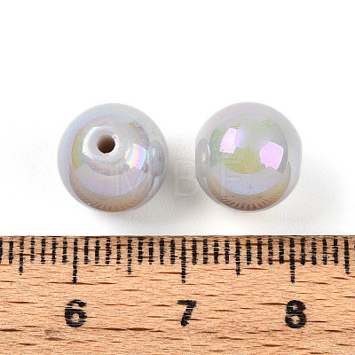 Electroplate Pearlized Glass Pearl Beads EGLA-T021-14C-02-1