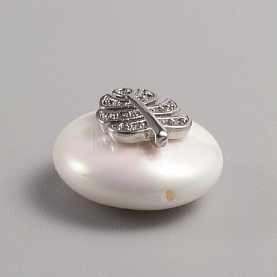 Shell Pearl Beads ZIRC-I033-1