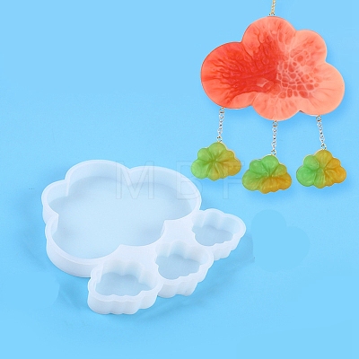 DIY Cloud Silicone Pendant Molds WICH-PW0001-104-1