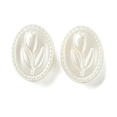 ABS Plastic Imitation Pearl Beads X-FIND-B043-04-1
