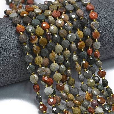 Natural Ocean Jasper Beads Strands G-K389-B47-01-1