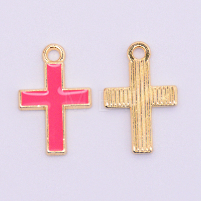 Alloy Enamel Pendants ENAM-CJC0002-08A-RS-1