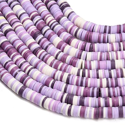 Handmade Polymer Clay Beads Strands PY-CBA21A8-01-1
