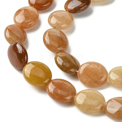 Natural Golden Silk Jade Beads Strands G-K365-B06-02-1