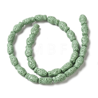 Natural Lava Rock Beads Strands G-U007-01G-1