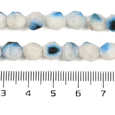 Natural Blue Ice Glacierite Stone Beads Strands G-B092-A01-02-1