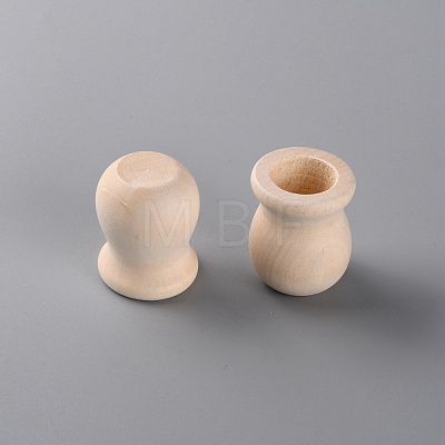 Natural Wooden Bottle DIY-WH0182-28-1