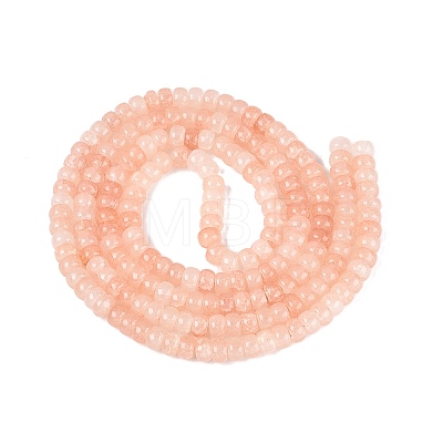 Ombre Effect Dyed Glass Beads Strands GLAA-Q106-05A-A02-1
