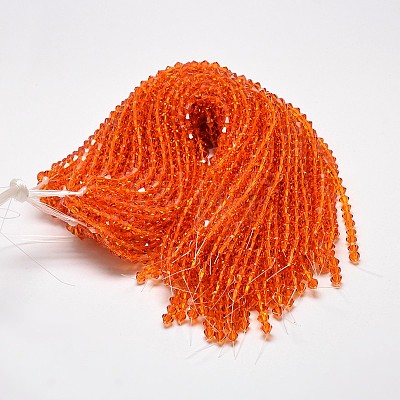 Transparent Glass Beads Strands EGLA-A039-T3mm-D11-1