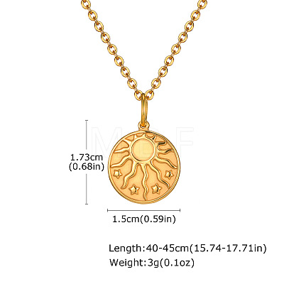 304 Stainless Steel Pendant Necklaces for Women WG8B2D1-03-1