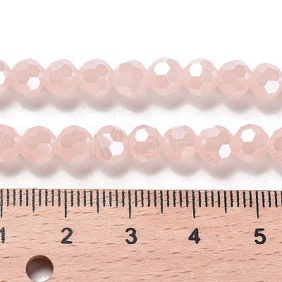 Electroplate Glass Beads Strands EGLA-A035-J6mm-A08-1
