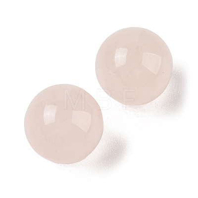 Natural Rose Quartz No Hole Sphere Beads G-K353-04D-01-1