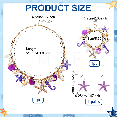 1Pc Alloy & Resin & Plastic Imitation Pearl Charm Bracelets SJEW-PH0001-34-1