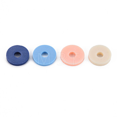 4 Colors Handmade Polymer Clay Beads CLAY-N011-032-30-1