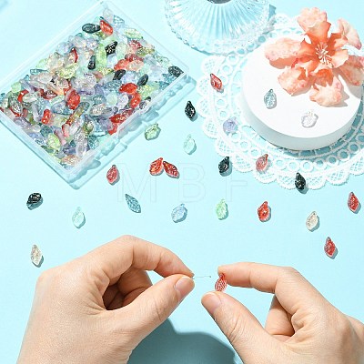 200Pcs Handmade Lampwork Pendants LAMP-CJ0002-88-1