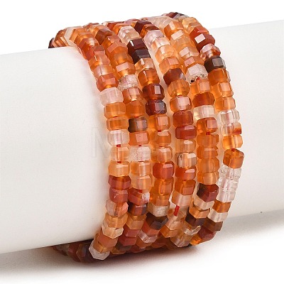 Natural Agate Beads Strands G-G345-C33-2x4mm-1