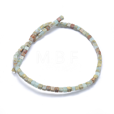 Natural Aqua Terra Jasper Beads Strands G-I213-01-8mm-1