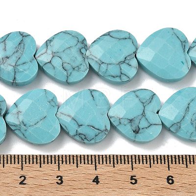 Synthetic Turquoise Beads Strands G-A309-A16-01-1