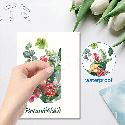16 Sheets 8 Styles PVC Waterproof Wall Stickers DIY-WH0345-027-1